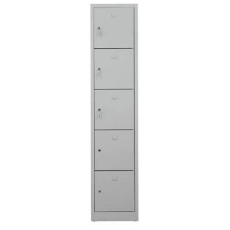 PROREGAL Schließfachschrank Falcon Small  HxBxT 190 x 41 x 45 cm Zylinderschloss Grau von PROREGAL