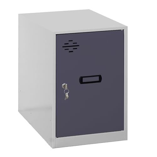 PROREGAL Schließfachwürfel AMEGO | HxBxT 47,5x30x50cm | Ohne Standfüße | Anthrazit-Grau | Spind Schließfach Garderobe PROREGAL Schließfachwürfel AMEGO | HxBxT 47,5x30x50cm | Ohne Standfüße | Anthrazit-Grau | Spind Schließfach Garderobe von PROREGAL