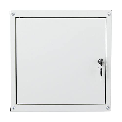 PROREGAL Schließfachwürfel Cubic HxBxT 35x35x35cm Grau Schließfachschrank Metallspind Wertfachschrank Umkleideschrank von PROREGAL