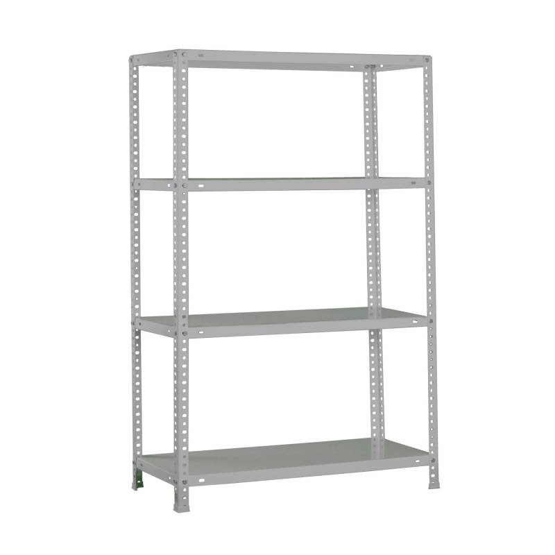 PROREGAL Schraubregal Panda Mid HxBxT 150 x 90 x 40 cm Fachlast 75 kg Grau von PROREGAL