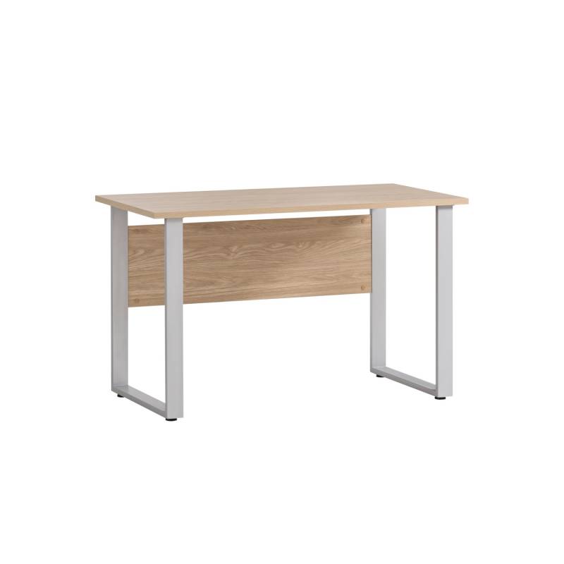 PROREGAL Schreibtisch Swan HxBxT 74 x 120 x 65 cm Eiche & Weiß von PROREGAL