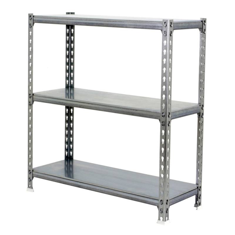 PROREGAL Schwerlastregal Baby Metal Shark HxBxT 90 x 120 x 50 cm Fachlast 200 kg Verzinkt von PROREGAL