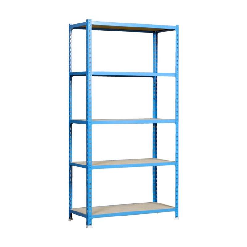 PROREGAL Schwerlastregal Big Muli HxBxT 200 x 120 x 50 cm 5 Fachböden Fachlast 200 kg Blau von PROREGAL
