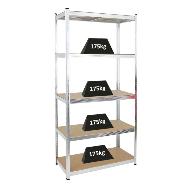 PROREGAL Schwerlastregal Giant Ragnar HxBxT 200 x 100 x 50 cm Fachlast 175 kg Verzinkt PROREGAL Schwerlastregal Giant Ragnar HxBxT 200 x 100 x 50 cm Fachlast 175 kg Verzinkt von PROREGAL