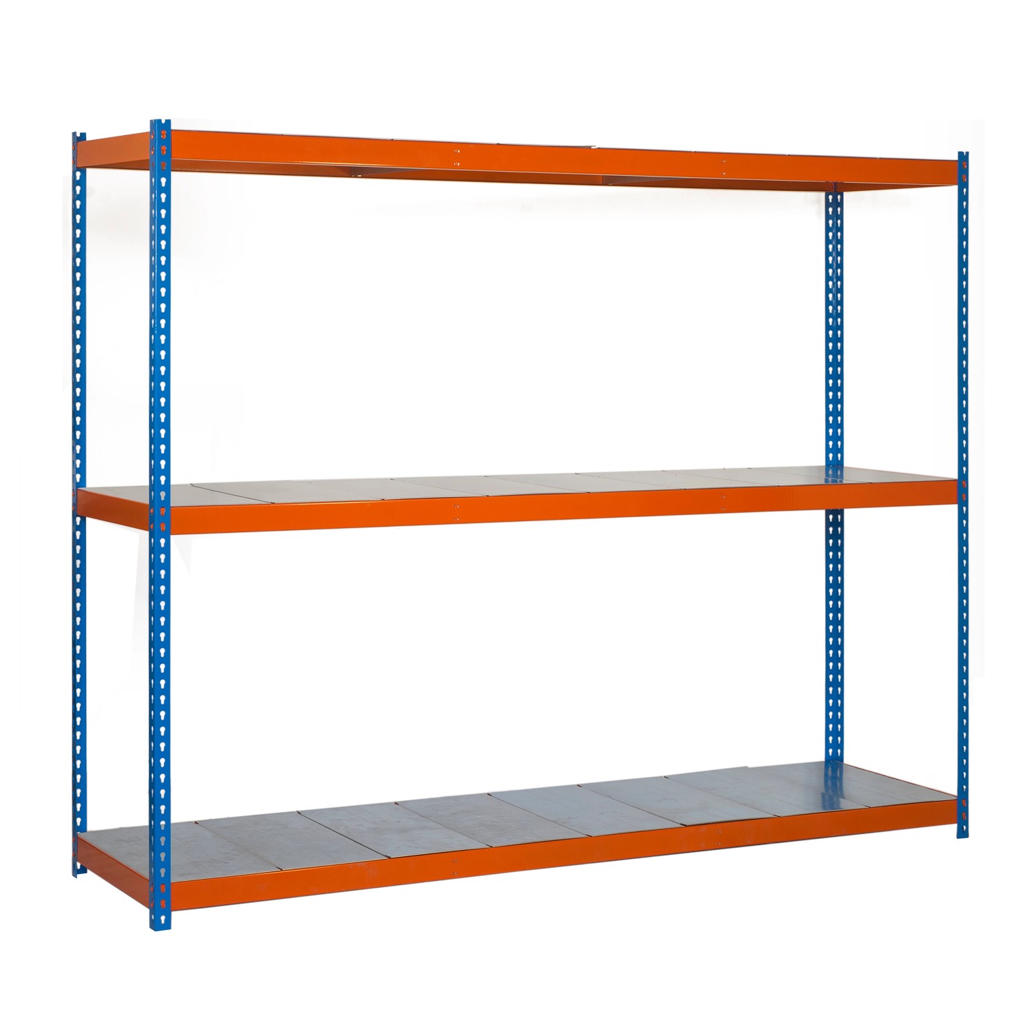 PROREGAL Schwerlastregal Metal Beast Three HxBxT 150 x 120 x 60 cm 3 Ebenen Fachlast 600 kg Blau-Orange PROREGAL Schwerlastregal Metal Beast Three HxBxT 150 x 120 x 60 cm 3 Ebenen Fachlast 600 kg Blau-Orange von PROREGAL