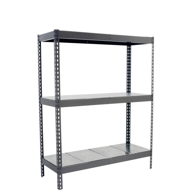 PROREGAL Schwerlastregal Metal Beast Three HxBxT 150 x 150 x 45 cm 3 Ebenen Fachlast 600 kg Grau von PROREGAL