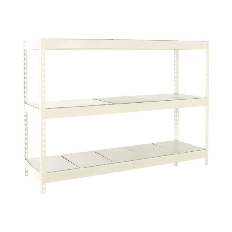 PROREGAL Schwerlastregal Metal Beast Three HxBxT 200 x 180 x 60 cm Fachlast 600 kg Weiß von PROREGAL