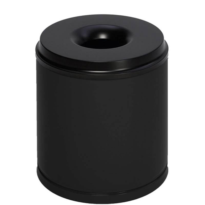 PROREGAL Selbstlöschender Papierkorb 30 Liter HxBxT 40 x 37 x 37 cm Verzinkter Stahl Schwarz PROREGAL Selbstlöschender Papierkorb 30 Liter HxBxT 40 x 37 x 37 cm Verzinkter Stahl Schwarz von PROREGAL