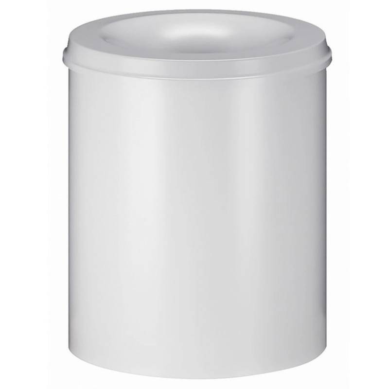 PROREGAL Selbstlöschender Papierkorb & Abfallsammler Aus Metall 80 Liter HxØ 54 x 47 cm Weiß von PROREGAL