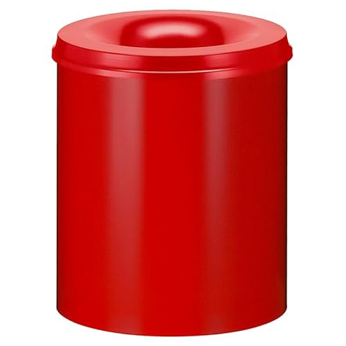 PROREGAL Selbstlöschender Papierkorb & Abfallsammler aus Metall | 80 Liter, HxØ 54x47cm | Rot PROREGAL Selbstlöschender Papierkorb & Abfallsammler aus Metall | 80 Liter, HxØ 54x47cm | Rot von PROREGAL