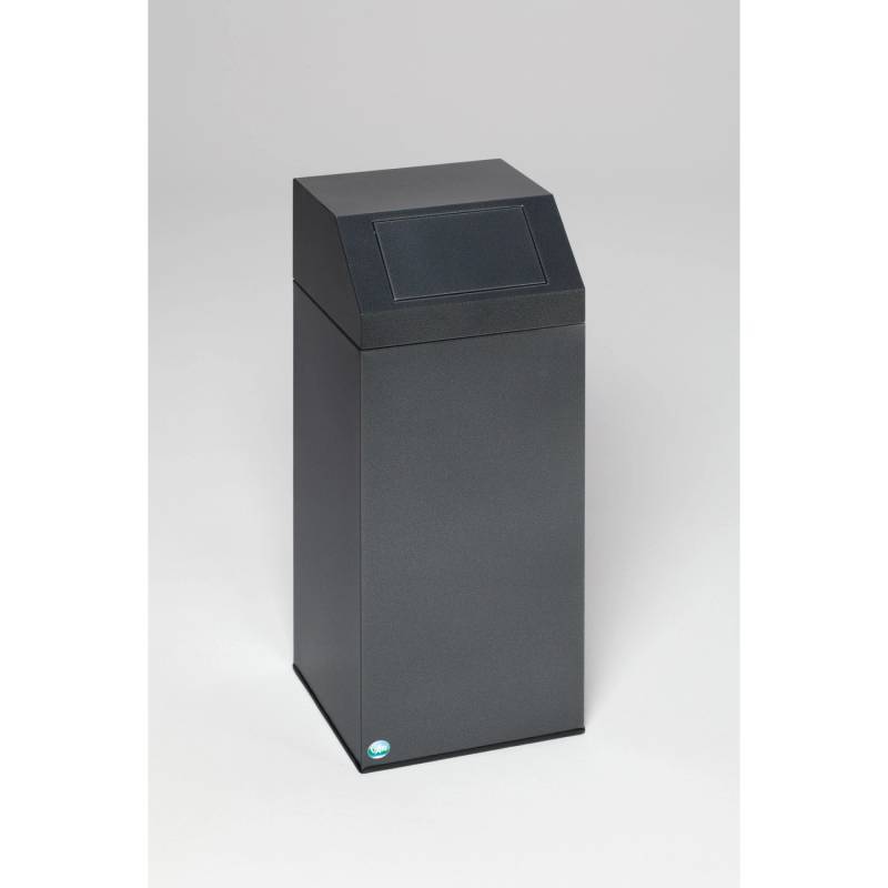 PROREGAL Selbstlöschender Wertstoffsammler Metall 82 Liter HxBxT 89 x 38 x 38 cm Verzinkter Stahl Dunkelgrau PROREGAL Selbstlöschender Wertstoffsammler Metall 82 Liter HxBxT 89 x 38 x 38 cm Verzinkter Stahl Dunkelgrau von PROREGAL