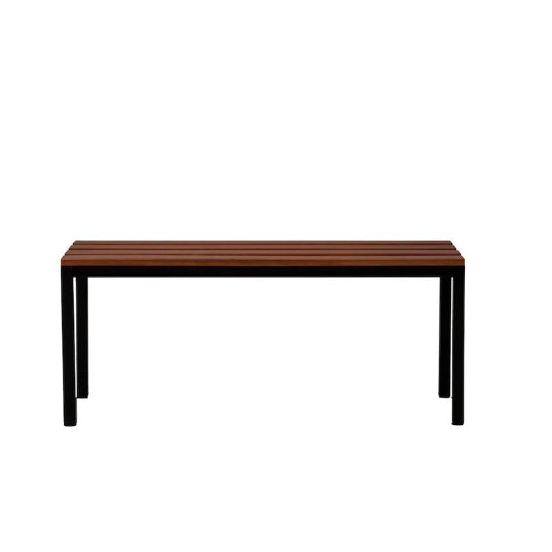 PROREGAL Sitzbank Seal Freistehend Schwarz/Buche Ohne Rückenlehne HxBxT 40 x 120 x 40 cm Holz von PROREGAL