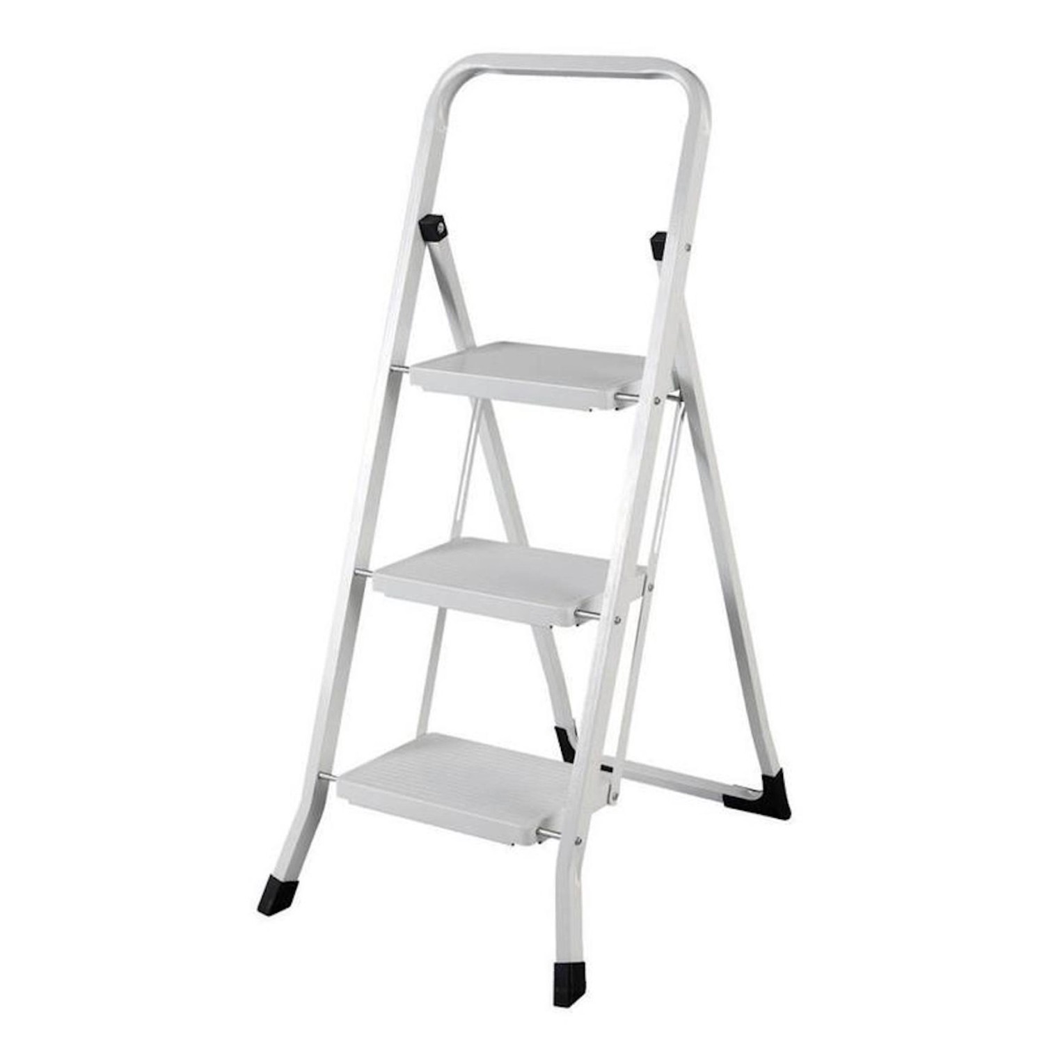 PROREGAL Small Giraffe Einseitige Metall-Klappleiter 2 Stufen Weiß 120 kg Tragkraft Leiter Trittleiter Stufenleiter Haushaltsleiter PROREGAL Small Giraffe Einseitige Metall-Klappleiter 2 Stufen Weiß 120 kg Tragkraft Leiter Trittleiter Stufenleiter Haushaltsleiter von PROREGAL