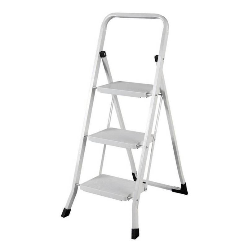 PROREGAL Small Giraffe Einseitige Metall-Klappleiter 2 Stufen Weiß 120 kg Tragkraft Leiter Trittleiter Stufenleiter Haushaltsleiter PROREGAL Small Giraffe Einseitige Metall-Klappleiter 2 Stufen Weiß 120 kg Tragkraft Leiter Trittleiter Stufenleiter Haushaltsleiter von PROREGAL