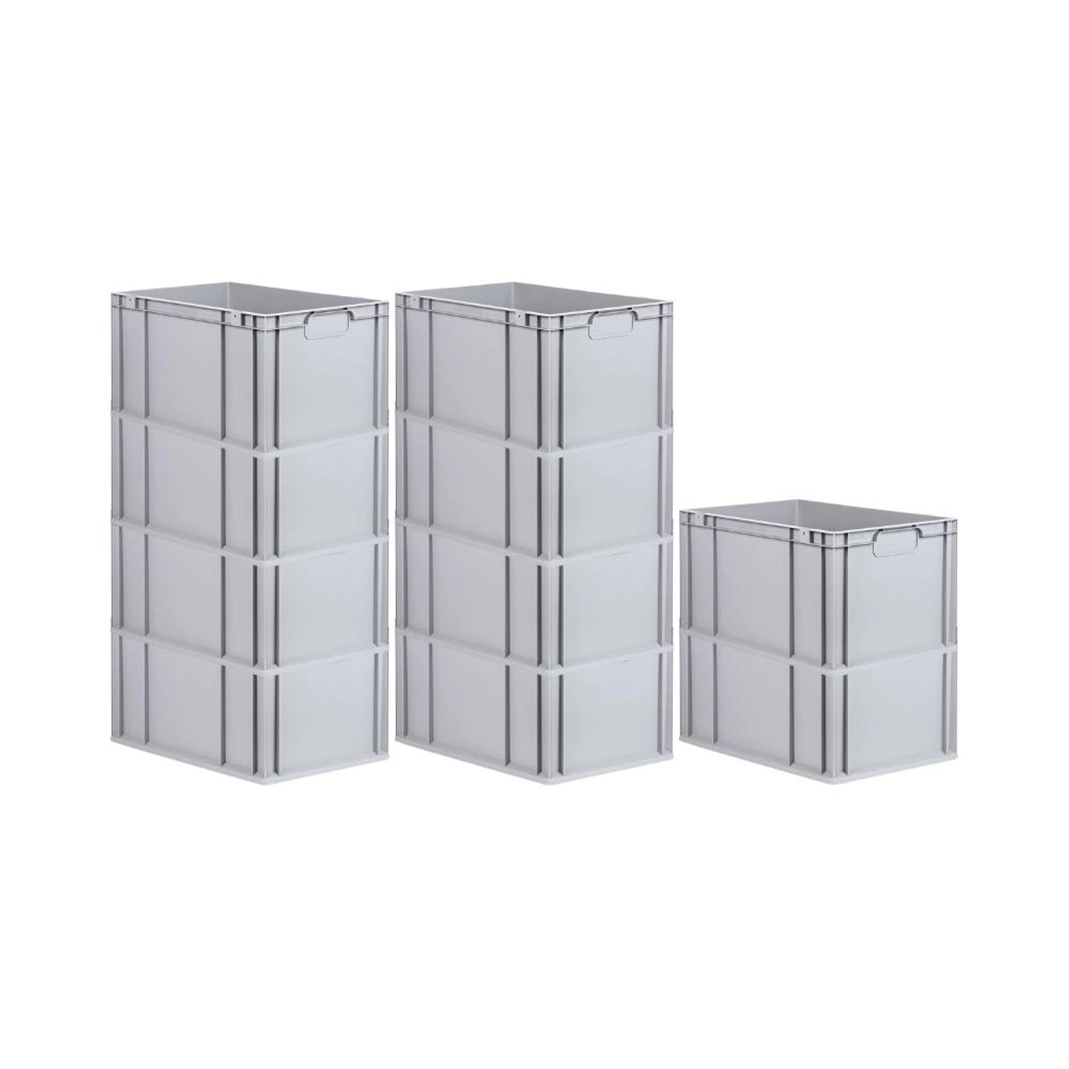 PROREGAL Spar Set 10x Eurobox Nextgen Economy Griffe Geschlossen HxBxT 32 x 40 x 60 cm 65 Liter Eurobehälter Transportbox Transportbehälter PROREGAL Spar Set 10x Eurobox Nextgen Economy Griffe Geschlossen HxBxT 32 x 40 x 60 cm 65 Liter Eurobehälter Transportbox Transportbehälter von PROREGAL
