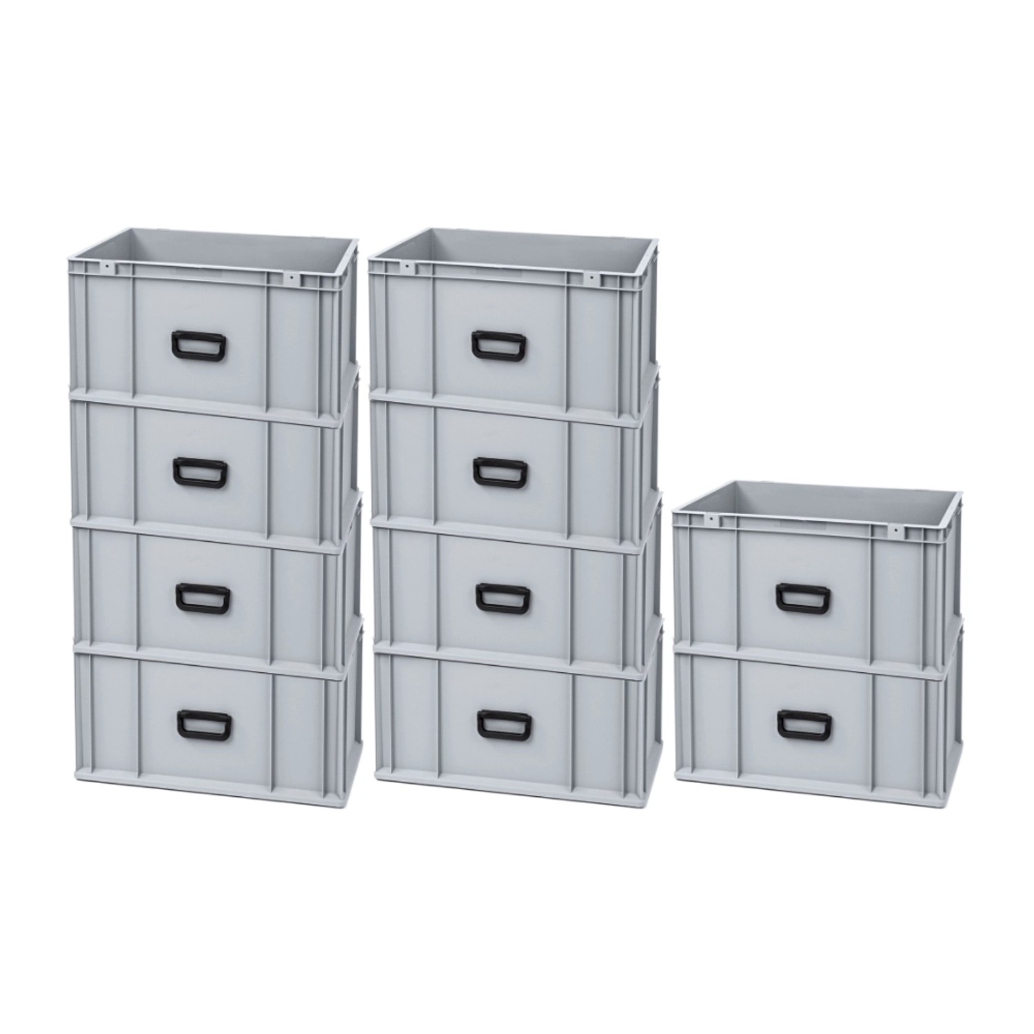 PROREGAL Spar Set 10x Eurobox Nextgen Portable Uno HxBxT 32 x 40 x 60 cm 65 Liter Eurobehälter Transportbox Transportbehälter Stapelbehälter PROREGAL Spar Set 10x Eurobox Nextgen Portable Uno HxBxT 32 x 40 x 60 cm 65 Liter Eurobehälter Transportbox Transportbehälter Stapelbehälter von PROREGAL