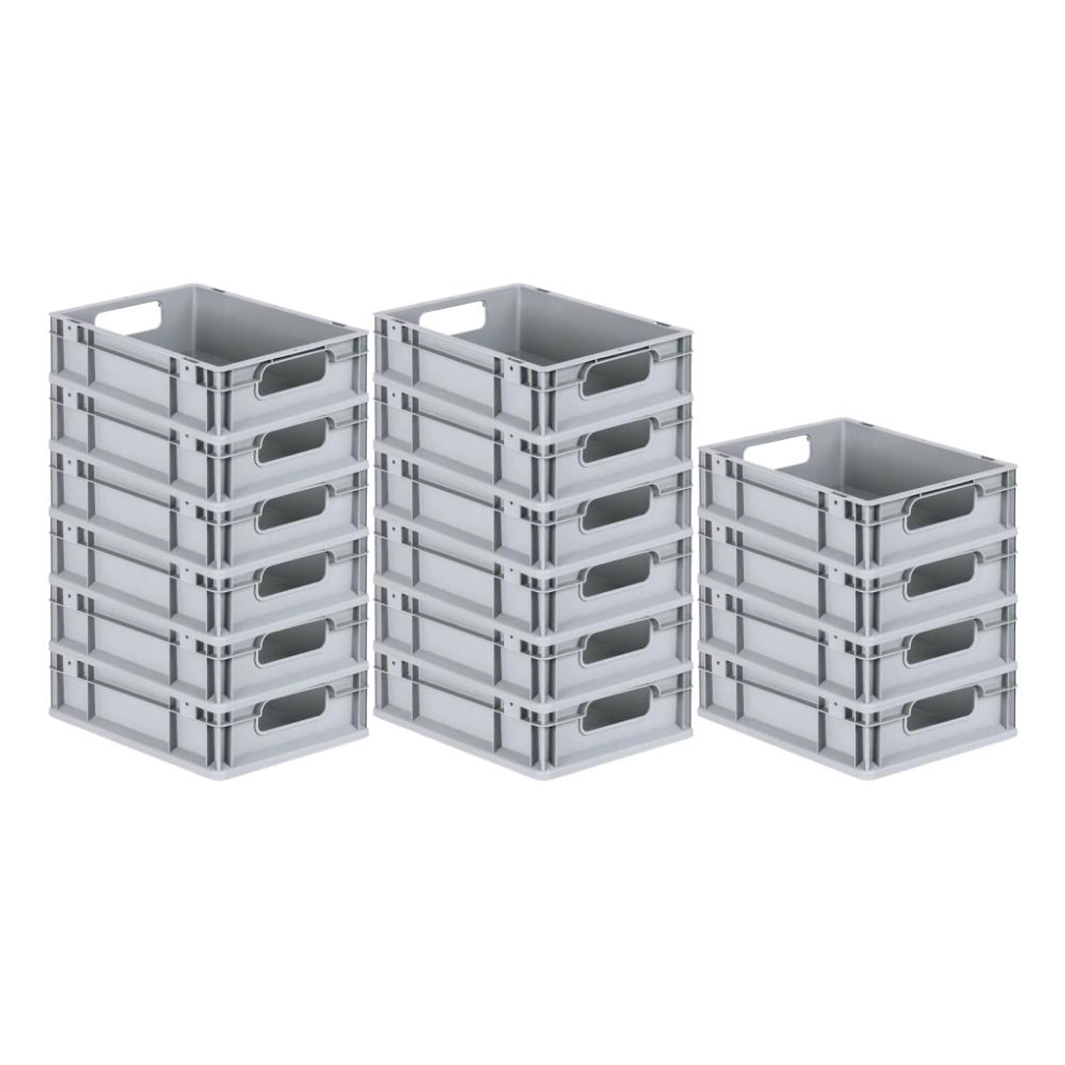 PROREGAL Spar Set 16x Eurobox Nextgen Economy Griffe Offen HxBxT 12 x 30 x 40 cm 11 Liter Eurobehälter Transportbox Transportbehälter PROREGAL Spar Set 16x Eurobox Nextgen Economy Griffe Offen HxBxT 12 x 30 x 40 cm 11 Liter Eurobehälter Transportbox Transportbehälter von PROREGAL
