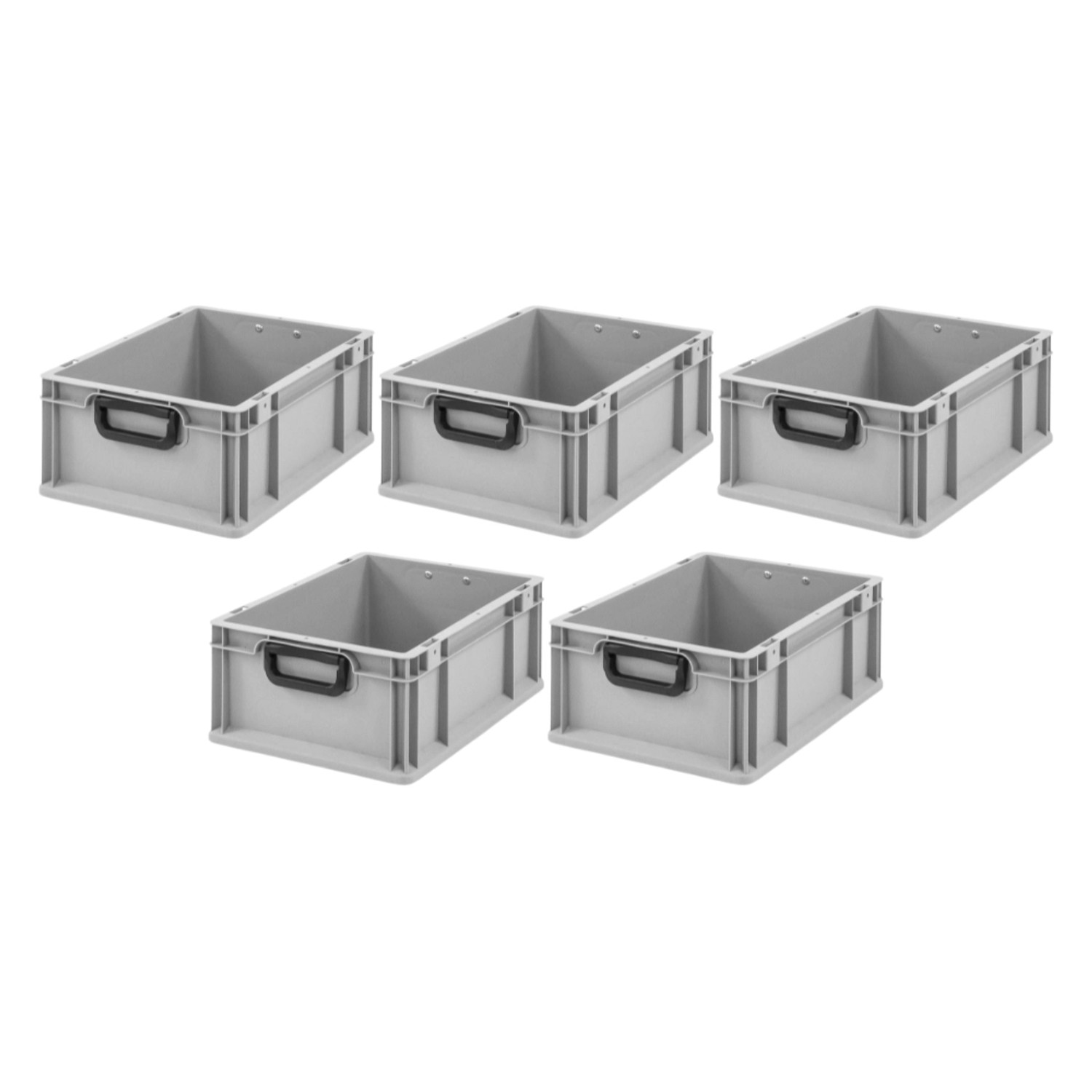 PROREGAL Spar Set 5x Eurobox Nextgen Portable Duo HxBxT 17 x 30 x 40 cm 16 Liter Eurobehälter Transportbox Transportbehälter Stapelbehälter PROREGAL Spar Set 5x Eurobox Nextgen Portable Duo HxBxT 17 x 30 x 40 cm 16 Liter Eurobehälter Transportbox Transportbehälter Stapelbehälter von PROREGAL