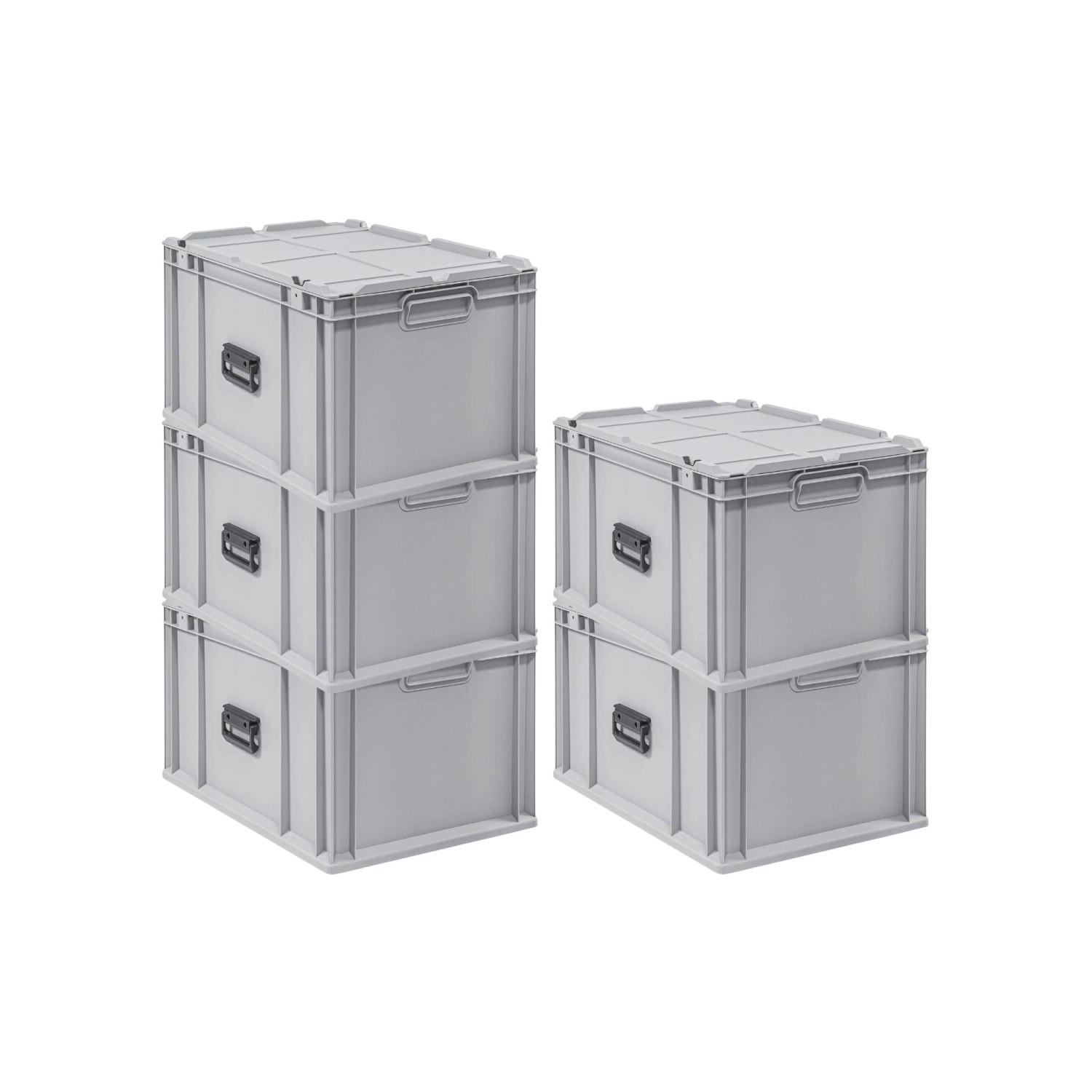 PROREGAL Spar Set 5x Eurobox Nextgen Portable HxBxT 335 x 40 x 60 cm 65 Liter Eurobehälter Transportbox Transportbehälter Stapelbehälter PROREGAL Spar Set 5x Eurobox Nextgen Portable HxBxT 335 x 40 x 60 cm 65 Liter Eurobehälter Transportbox Transportbehälter Stapelbehälter von PROREGAL