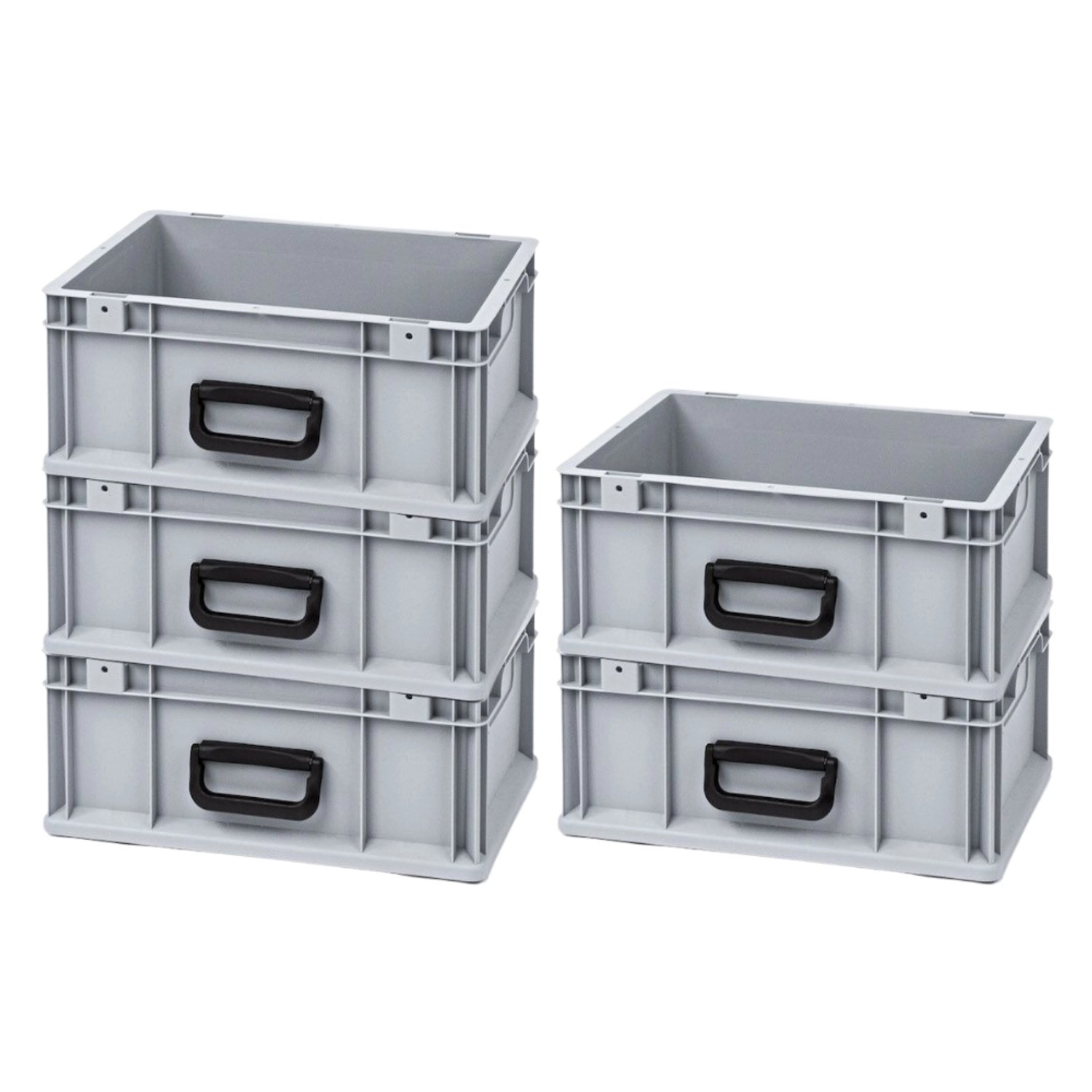 PROREGAL Spar Set 5x Eurobox Nextgen Portable Uno HxBxT 17 x 30 x 40 cm 16 Liter Eurobehälter Transportbox Transportbehälter Stapelbehälter PROREGAL Spar Set 5x Eurobox Nextgen Portable Uno HxBxT 17 x 30 x 40 cm 16 Liter Eurobehälter Transportbox Transportbehälter Stapelbehälter von PROREGAL