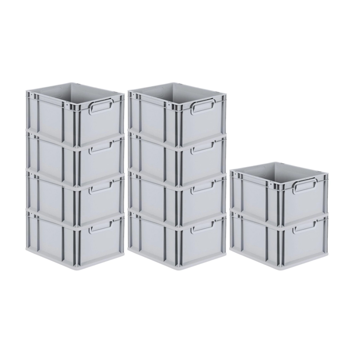 PROREGAL SparSet 10x Eurobox NextGen Grip HxBxT 22 x 30 x 40 cm 20 Liter PROREGAL SparSet 10x Eurobox NextGen Grip HxBxT 22 x 30 x 40 cm 20 Liter von PROREGAL