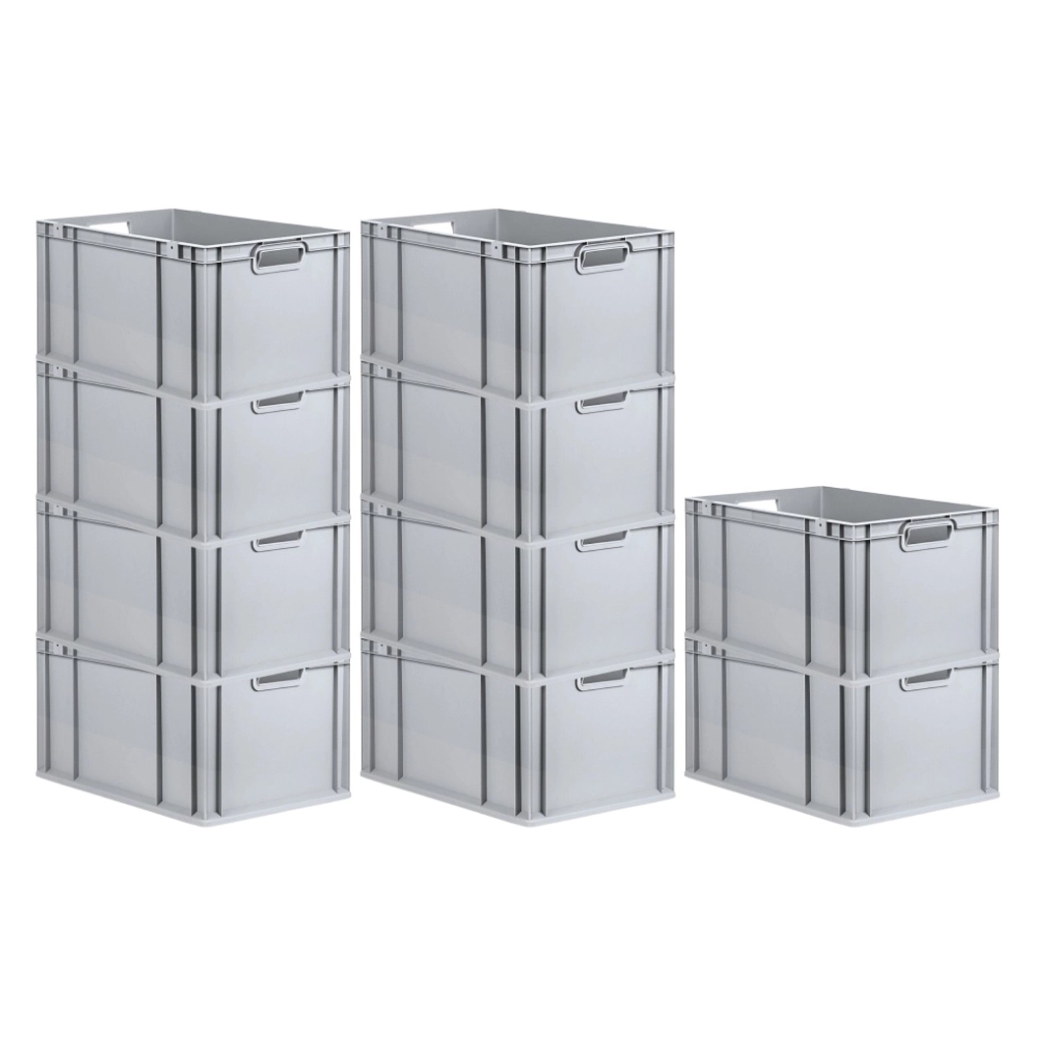 PROREGAL SparSet 10x Eurobox NextGen Grip HxBxT 32 x 40 x 60 cm 65 Liter PROREGAL SparSet 10x Eurobox NextGen Grip HxBxT 32 x 40 x 60 cm 65 Liter von PROREGAL