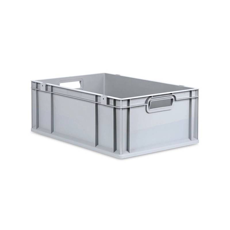PROREGAL SparSet 10x Eurobox NextGen Grip mit Auflagedeckel mit 4 Blauen Schiebeschnappverschlüssen HxBxT 22 x 40 x 60 cm 44 Liter von PROREGAL