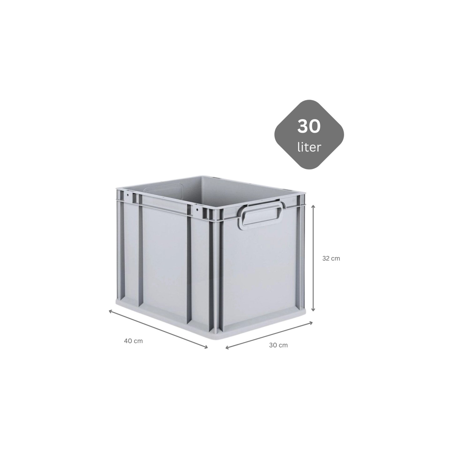 PROREGAL SparSet 10x Eurobox NextGen Grip mit Auflagedeckel mit 4 Schwarzen Schiebeschnappverschlüssen HxBxT 32 x 30 x 40 cm 30 Liter PROREGAL SparSet 10x Eurobox NextGen Grip mit Auflagedeckel mit 4 Schwarzen Schiebeschnappverschlüssen HxBxT 32 x 30 x 40 cm 30 Liter von PROREGAL