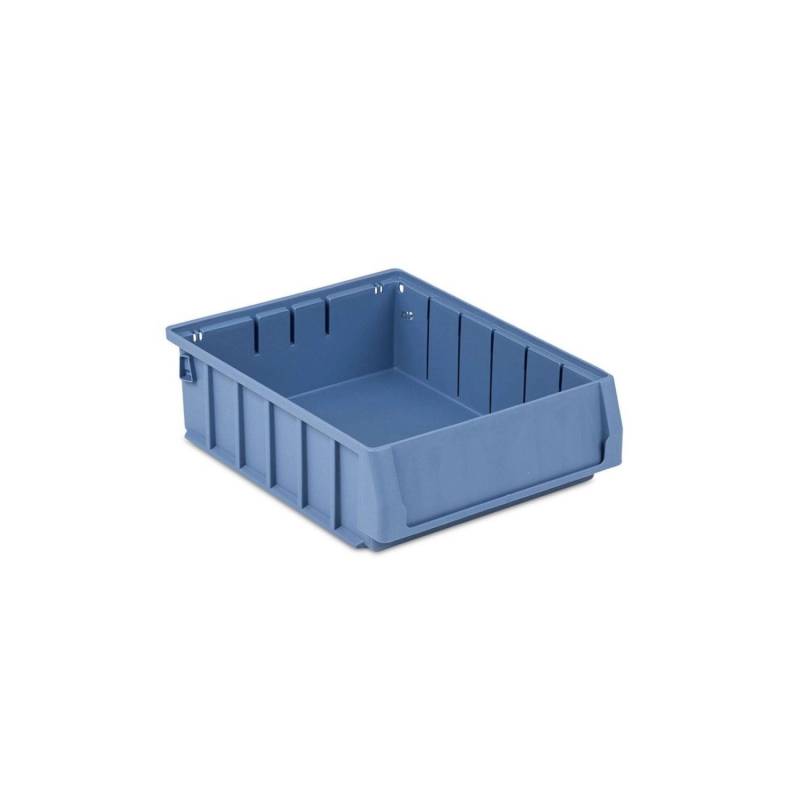 SparSet 10 x Regalkasten 300 BN Mit Etikett und Schutzhaube HxBxT 9 x 23,4 x 30 cm 4,4 Liter Sichtlagerkasten Sortimentskasten von PROREGAL