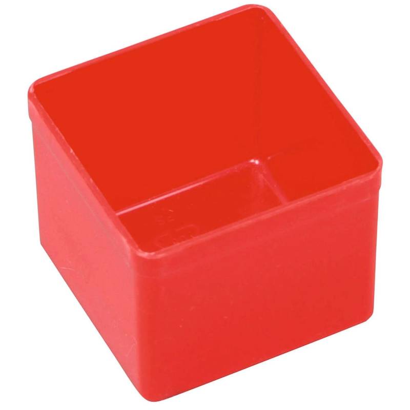 SparSet 10 x Sortimentskasten EuroPlus Insert HxBxT 4,5 x 5,4 x 5,4 cm Rot von PROREGAL