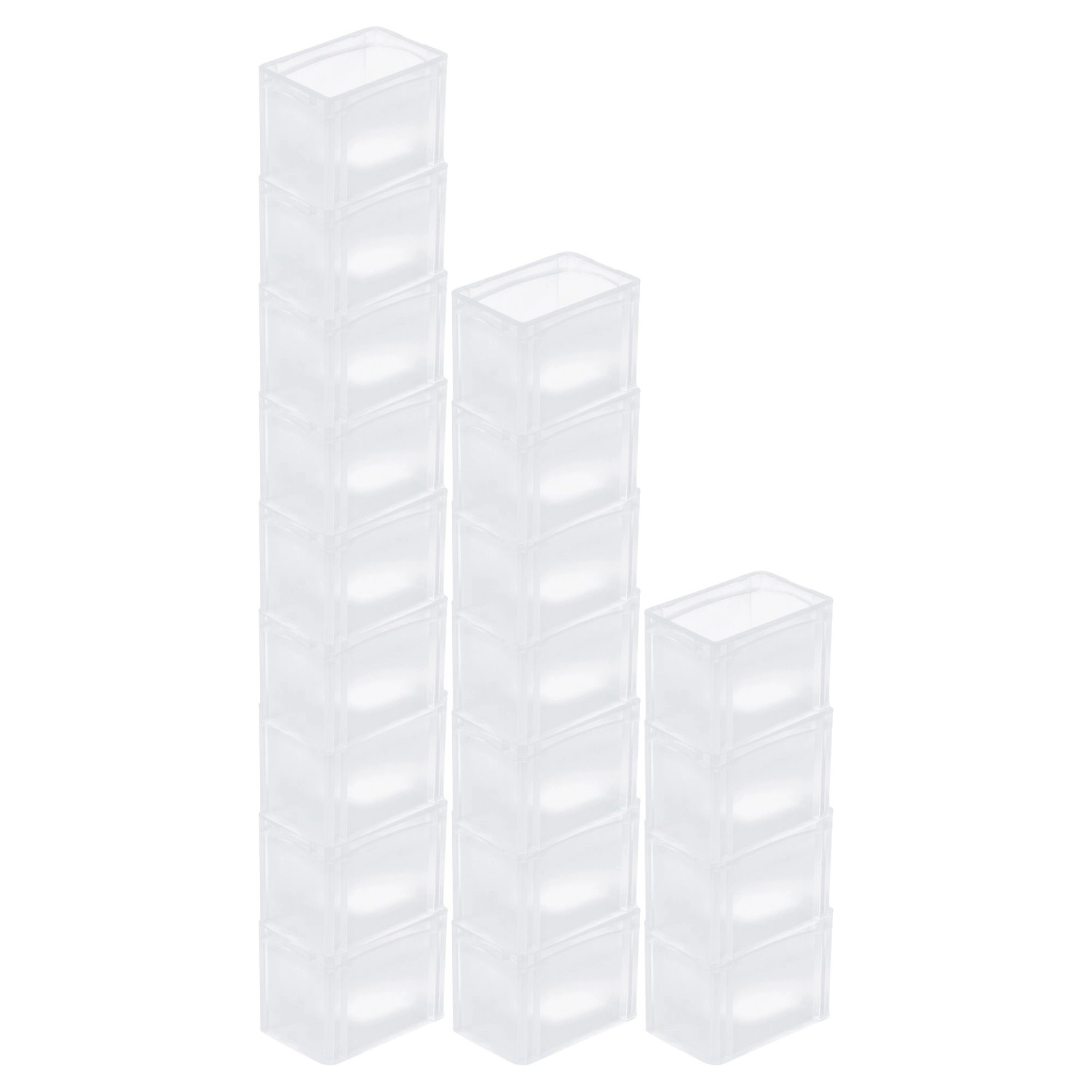 SparSet 20 x Transparenter Eurobehälter BasicLine Mit Geschlossenem Griff HxBxT 22 x 20 x 30 cm 9,4 Liter Eurobox Transportbox SparSet 20 x Transparenter Eurobehälter BasicLine Mit Geschlossenem Griff HxBxT 22 x 20 x 30 cm 9,4 Liter Eurobox Transportbox von PROREGAL
