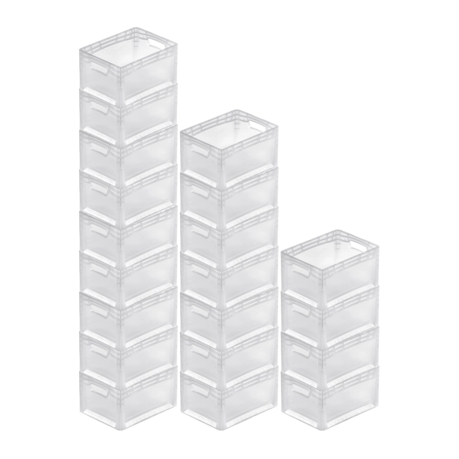 PROREGAL SparSet 20x Transparenter Eurobehälter LightLine mit Offenem Griff HxBxT 22 x 30 x 40 cm 24 Liter Eurobox Transportbox PROREGAL SparSet 20x Transparenter Eurobehälter LightLine mit Offenem Griff HxBxT 22 x 30 x 40 cm 24 Liter Eurobox Transportbox von PROREGAL