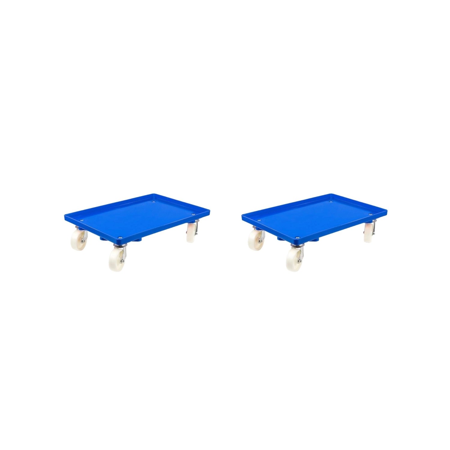 PROREGAL SparSet 2x Transportroller für Euroboxen 60 x 40 cm mit Kunststoffräder Blau Geschlossenes Deck 4 Lenkrollen Traglast 300 kg PROREGAL SparSet 2x Transportroller für Euroboxen 60 x 40 cm mit Kunststoffräder Blau Geschlossenes Deck 4 Lenkrollen Traglast 300 kg von PROREGAL