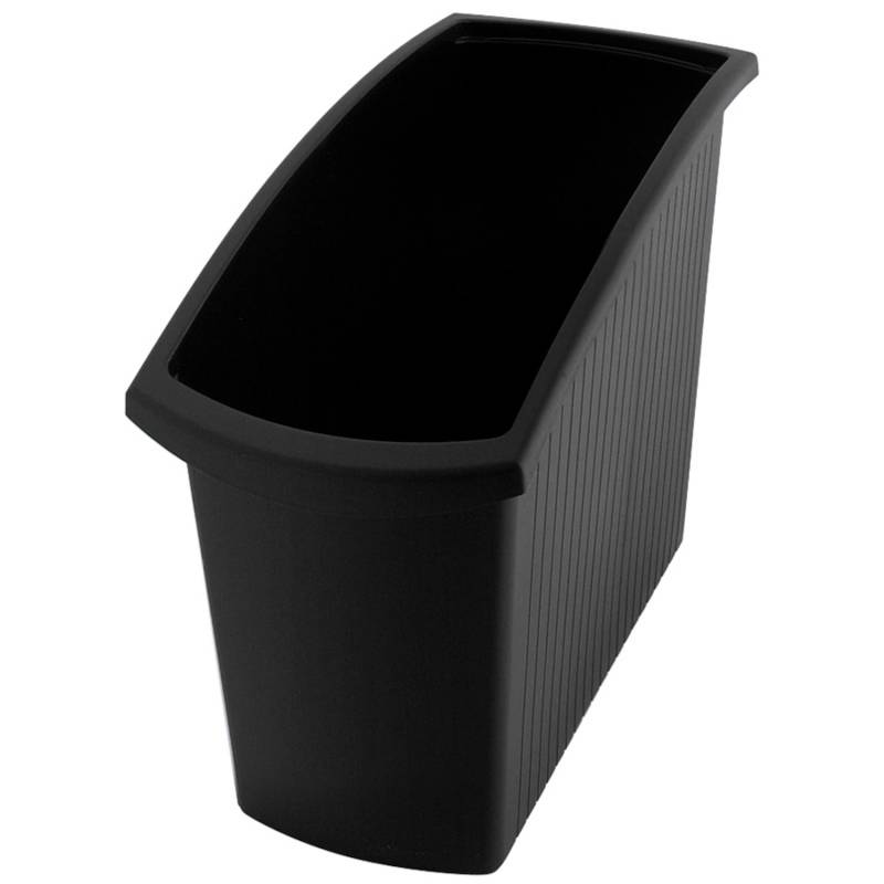 PROREGAL SparSet 4x Rechteckiger Kunstoff Papierkorb 18 Liter HxBxT 34,5 x 19,4 x 45 cm Schwarz von PROREGAL