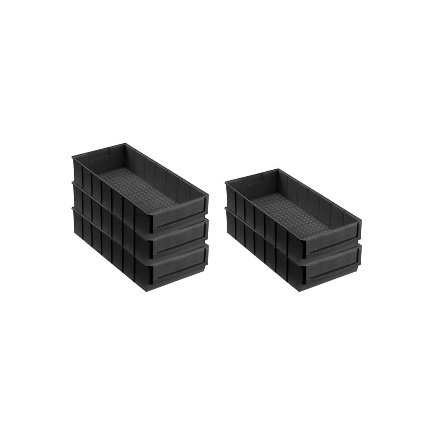 PROREGAL SparSet 5x Leitfähige Industriebox 400 B HxBxT 8,1 x 18,3 x 40 cm 4,7 Liter ESD Sortimentskasten PROREGAL SparSet 5x Leitfähige Industriebox 400 B HxBxT 8,1 x 18,3 x 40 cm 4,7 Liter ESD Sortimentskasten von PROREGAL