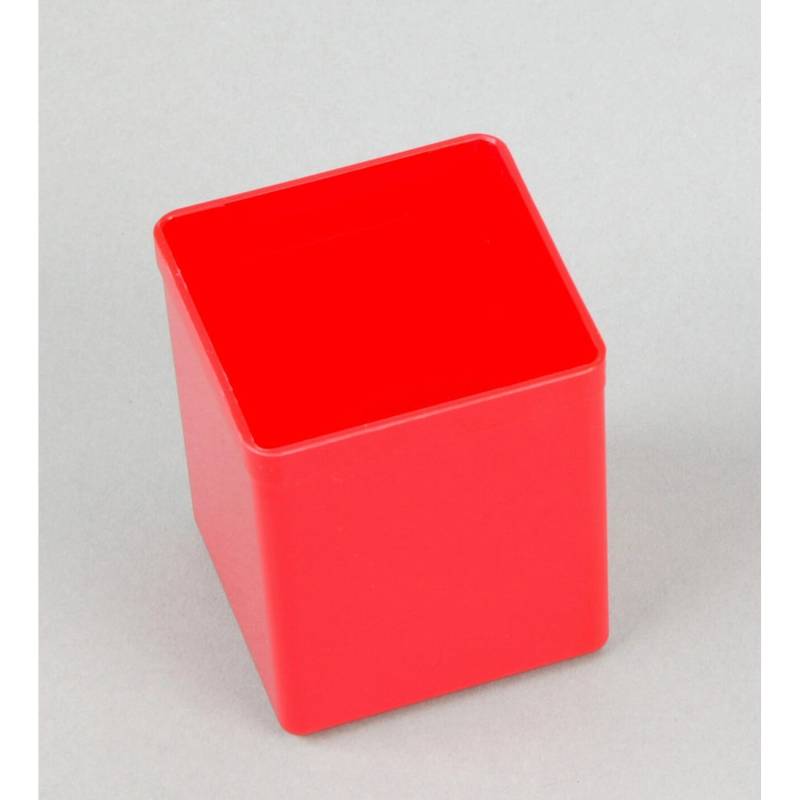 SparSet 5 x Sortimentskasten EuroPlus Insert HxBxT 6,3 x 5,4 x 5,4 cm Rot von PROREGAL