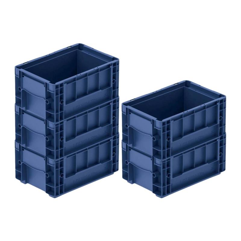 SparSet 5 x VDA KLT Kleinladungsträger Mit Verbundboden HxBxT 14,7 x 20 x 30 cm 5,3 Liter KLT Transportbox Transportbehälter Stapelbehälter von PROREGAL