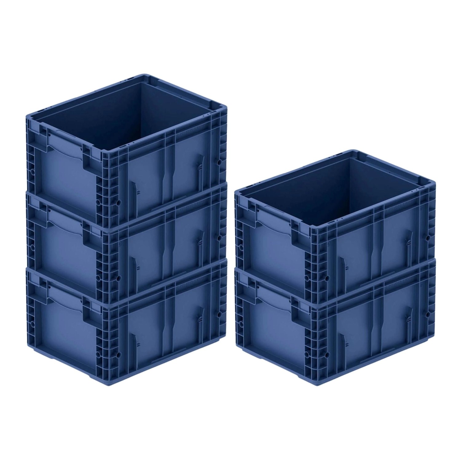 SparSet 5 x VDA KLT Kleinladungsträger Mit Verbundboden HxBxT 21,3 x 30 x 40 cm 16,2 Liter KLT Transportbox Transportbehälter Stapelbehälter SparSet 5 x VDA KLT Kleinladungsträger Mit Verbundboden HxBxT 21,3 x 30 x 40 cm 16,2 Liter KLT Transportbox Transportbehälter Stapelbehälter von PROREGAL