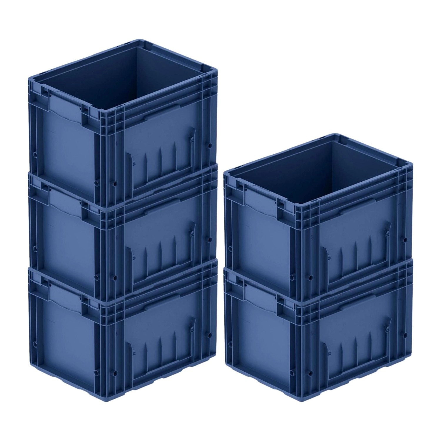 PROREGAL SparSet 5x VDA KLT Kleinladungsträger mit Verbundboden HxBxT 28 x 30 x 40 cm 22 Liter KLT Transportbox PROREGAL SparSet 5x VDA KLT Kleinladungsträger mit Verbundboden HxBxT 28 x 30 x 40 cm 22 Liter KLT Transportbox von PROREGAL