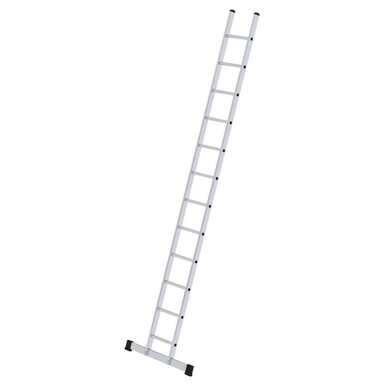 PROREGAL Sprossen-Anlegeleiter 350 mm Breit mit Standard-Traverse 12 Sprossen von PROREGAL