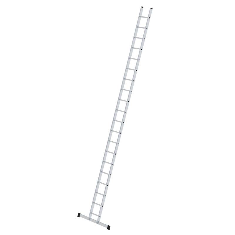PROREGAL Sprossen-Anlegeleiter 350 mm Breit mit Standard-Traverse 20 Sprossen von PROREGAL