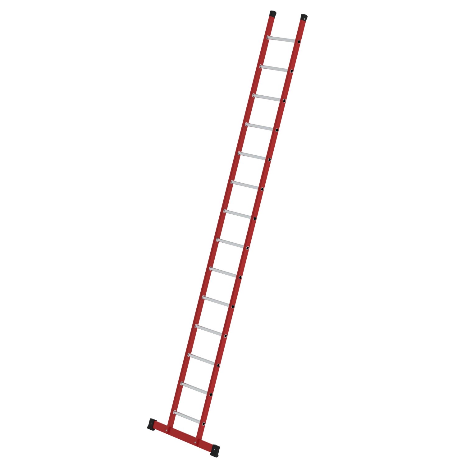 PROREGAL Sprossen-Anlegeleiter GFK & Alu mit Traverse 14 Sprossen PROREGAL Sprossen-Anlegeleiter GFK & Alu mit Traverse 14 Sprossen von PROREGAL