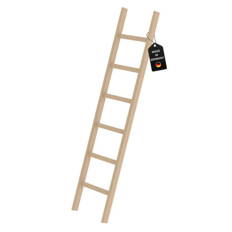 PROREGAL Sprossen-Anlegeleiter Holz Ohne Traverse 6 Sprossen von PROREGAL