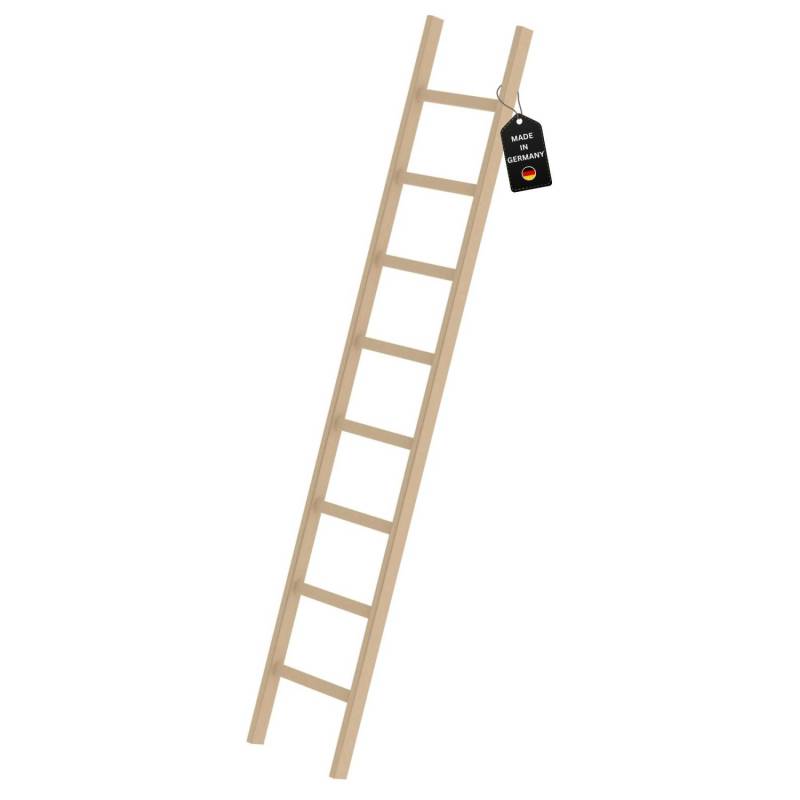 PROREGAL Sprossen-Anlegeleiter Holz Ohne Traverse 8 Sprossen von PROREGAL