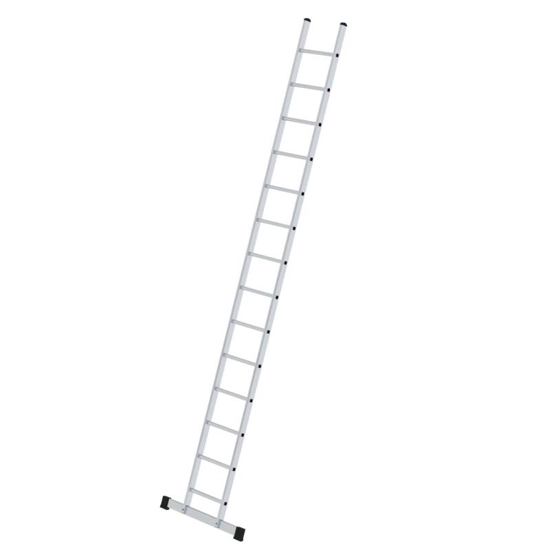 PROREGAL Sprossen-Anlegeleiter mit Standard-Traverse 14-Sprossen von PROREGAL