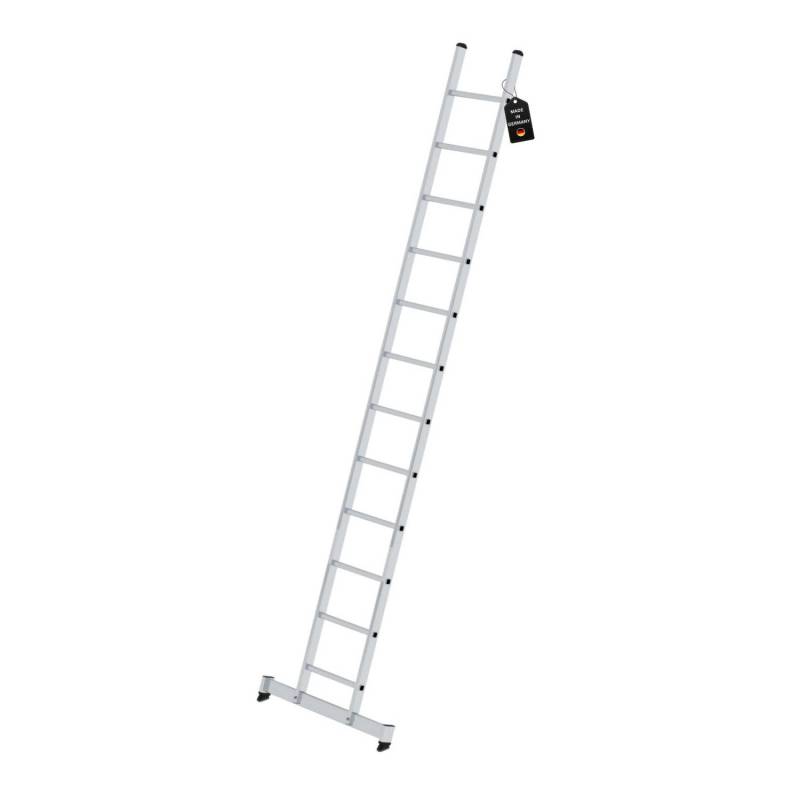 PROREGAL Sprossen-Anlegeleiter mit Traverse 12 Sprossen von PROREGAL