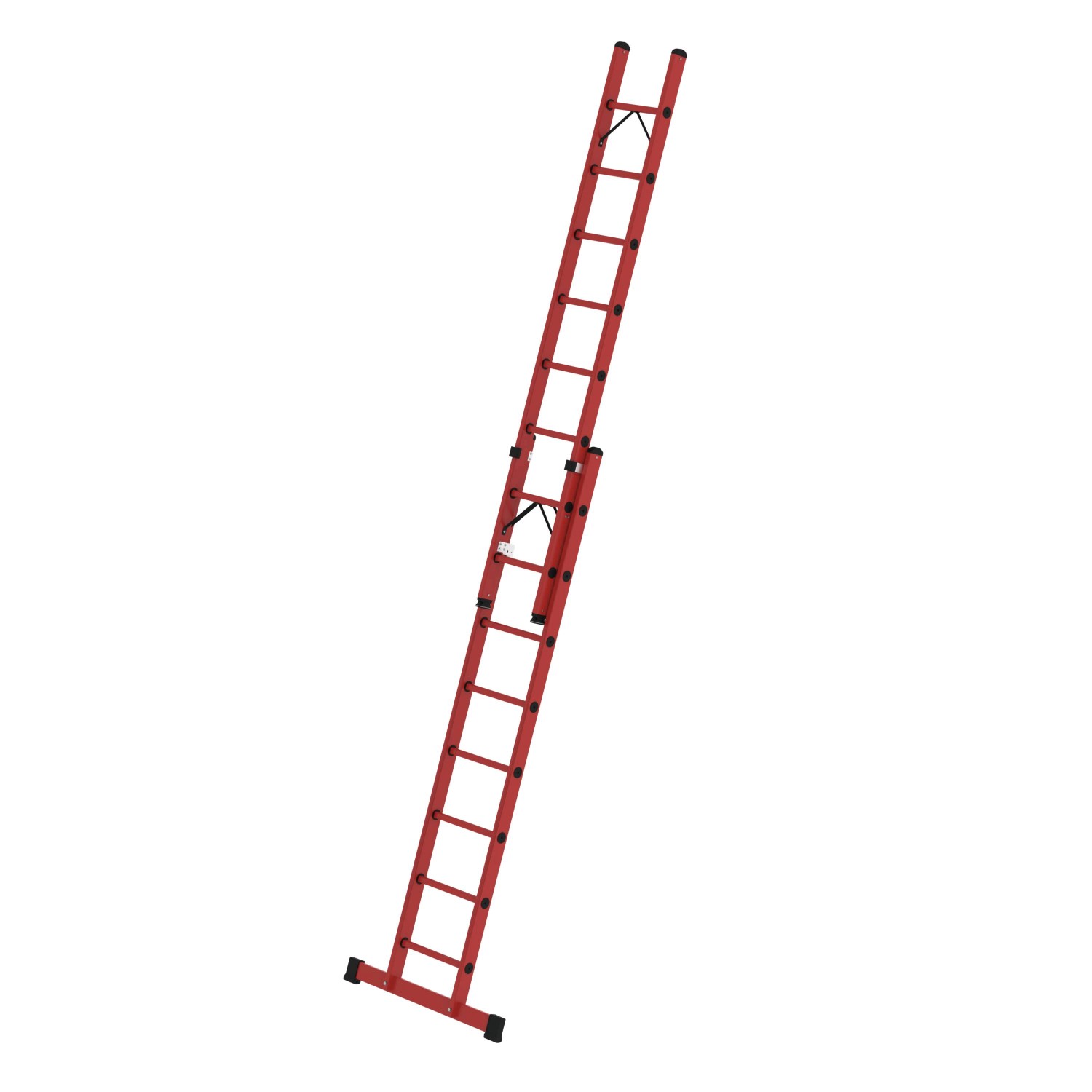 PROREGAL Sprossen-Schiebeleiter 2-Teilig GFK mit Standard-Traverse 2 x 8 Sprossen PROREGAL Sprossen-Schiebeleiter 2-Teilig GFK mit Standard-Traverse 2 x 8 Sprossen von PROREGAL