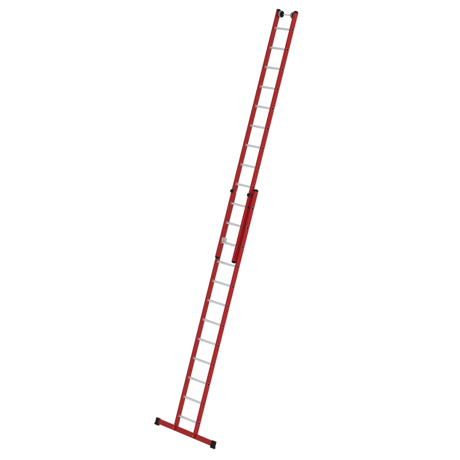 PROREGAL Sprossen-Schiebeleiter 2-Teilig GFK & Alu mit Standard-Traverse 2 x 12 Sprossen PROREGAL Sprossen-Schiebeleiter 2-Teilig GFK & Alu mit Standard-Traverse 2 x 12 Sprossen von PROREGAL