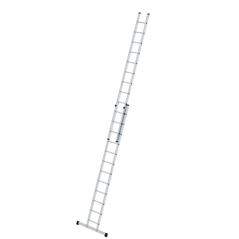 PROREGAL Sprossen-Schiebeleiter 2-Teilig mit Standard-Traverse 2 x 12 Sprossen von PROREGAL