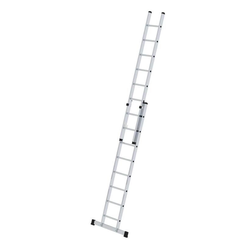 PROREGAL Sprossen-Schiebeleiter 2-Teilig mit Standard-Traverse 2 x 8 Sprossen von PROREGAL